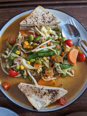 Tofu satay at CRAFT Bistro in Surat Thani