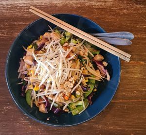 Pad thai. Really good. at CRAFT Bistro in Surat Thani