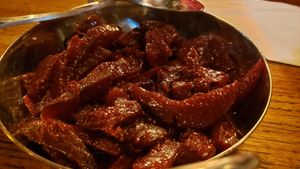 Roasted beets ($7 for smaller portion). Tasty. at Bole in St Paul