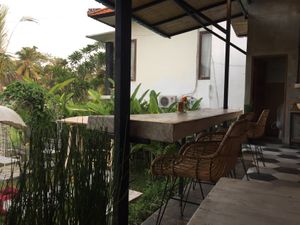 Outdoor seating  at Se'Hari Warung in Ubud