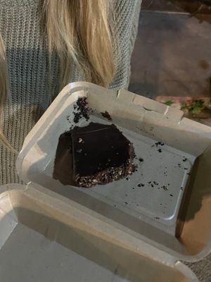 Raw Chocolate Cake at Street Vegan House in Koh Phangan