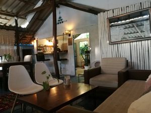 Living room concepts at Street Vegan House in Koh Phangan