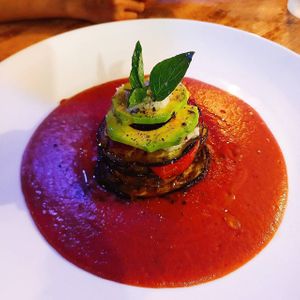 Mille feuille at Street Vegan House in Koh Phangan