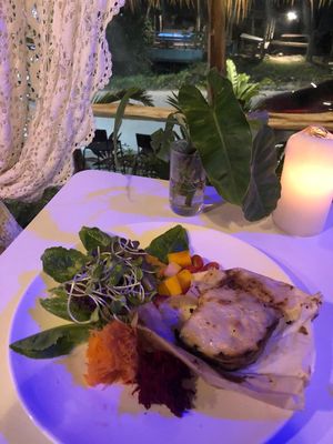 Lasagne at Street Vegan House in Koh Phangan