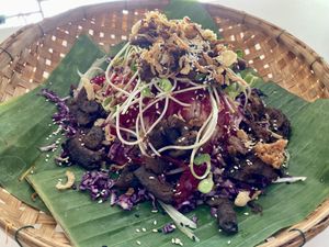 Japan salad  at Street Vegan House in Koh Phangan