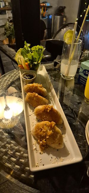 dumplings at Street Vegan House in Koh Phangan