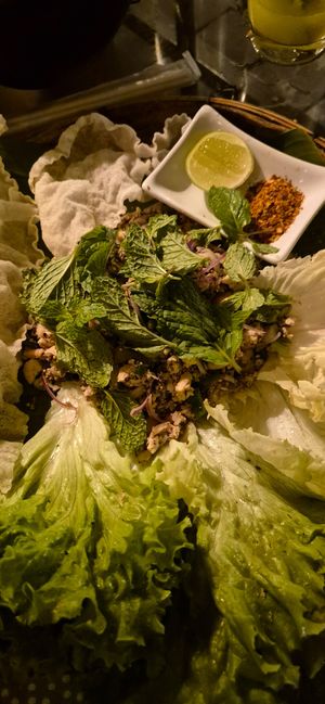 laab at Street Vegan House in Koh Phangan