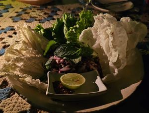 Isan special at Street Vegan House in Koh Phangan