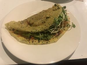Crepe at Street Vegan House in Koh Phangan