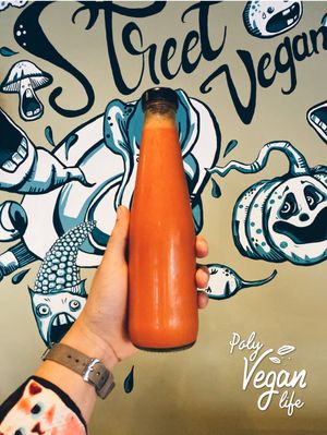 Orange Cold brew at Street Vegan House in Koh Phangan
