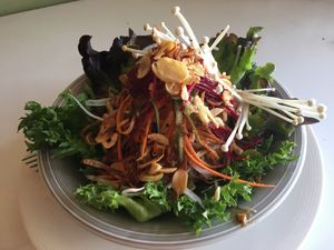 Refreshing noodle salad at Street Vegan House in Koh Phangan