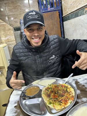 Sono spl. Uttapam (without the cheese)   at Sono Chaat House in New Delhi