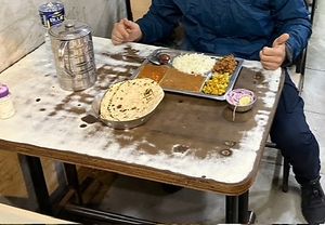 very delicious and also cheap   at Sono Chaat House in New Delhi