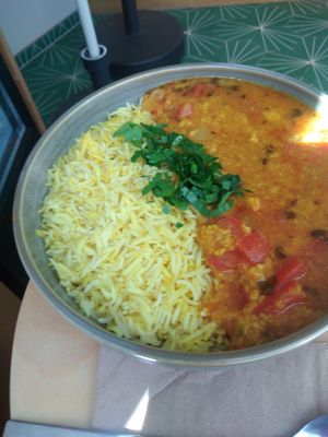 Dahl curry at Karma Food - Neustiftgasse in Vienna
