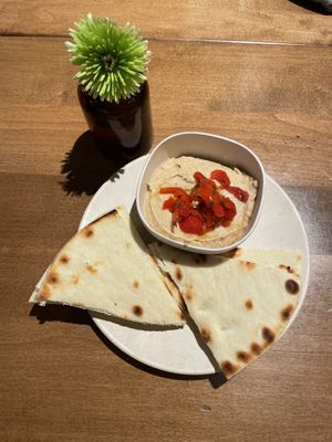 Simple Hummus  at Flower Child in Charlotte