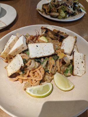 Glow bowl with tofu at Flower Child in Charlotte