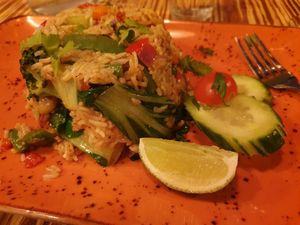 Special fried rice at LANA in Limerick