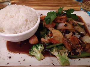 Pad Prik with tofu at LANA in Limerick