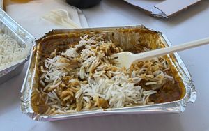 Kein gutes bild, aber geschmacklich 1a!  at Honey Curry House and Pizza in Mallorca