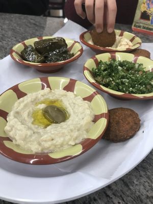 Vegetarian sample, done vegan. at Shahrazad in Salt Lake City