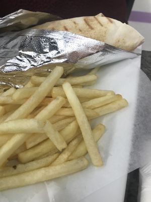 Falafel sandwich at Shahrazad in Salt Lake City