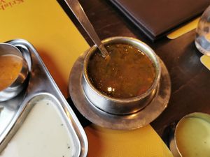 Rasam soup at Krishna Vilas in Utrecht