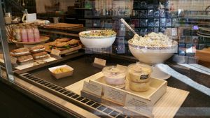 Selection at counter at Schiffchuchi in St Gallen