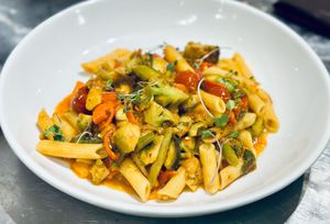 Penne Primavera at Piazza 1909 in La Jolla