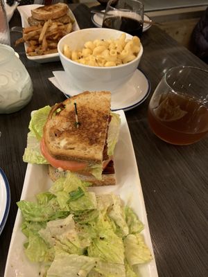 Mac, BLT and Cesar salad at The Electric Cheetah in Grand Rapids