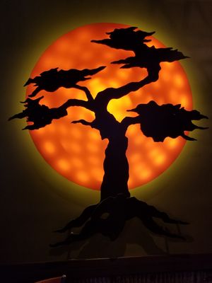 Lots of interesting electric lighting at The Electric Cheetah in Grand Rapids