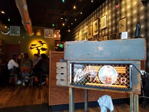 Electric decor at The Electric Cheetah in Grand Rapids