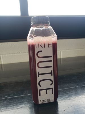 sorrel juice! at Irie Kitchen in Grand Rapids