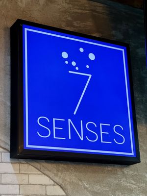 Indoor sign   at 7 Senses Gelato Studio in Chiang Mai