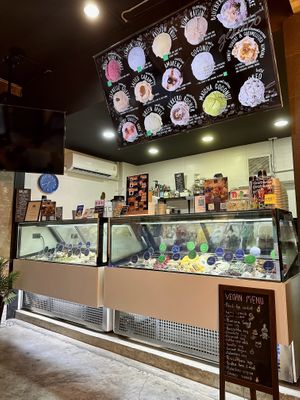 Lots of vegan options   at 7 Senses Gelato Studio in Chiang Mai