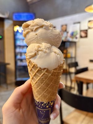 My new favourite, pannacotta. How is this only one scoop?! 🤤  at 7 Senses Gelato Studio in Chiang Mai