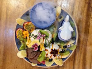 Gelato platter (FREE after 10th visit)  at 7 Senses Gelato Studio in Chiang Mai