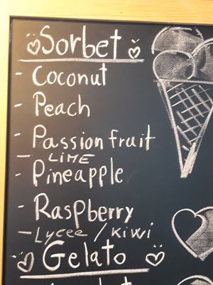 All vegan at 7 Senses Gelato Studio in Chiang Mai