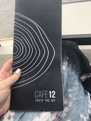 Menu at Cafe12 in Crete