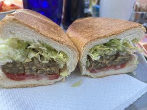 Vegan burger panini  at Bar il Panino in Ravello