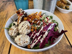 Chickpea bowl  at Meatless in Liverpool