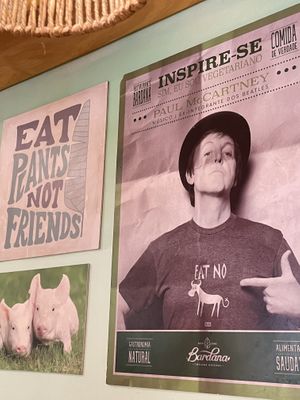 Eat no animals  at Bardana Cozinha Natural in Rio De Janeiro