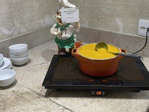 Soup. Pay for a half or full bowl    at Bardana Cozinha Natural in Rio De Janeiro