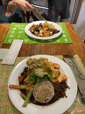 Lots of different options at Bardana Cozinha Natural in Rio De Janeiro