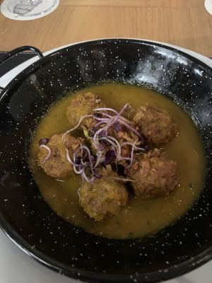Albóndigas  at El Pecado in Salamanca