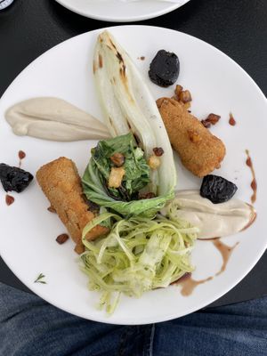 Peas croquettes at Bo No Bo Vegan in Olsztyn