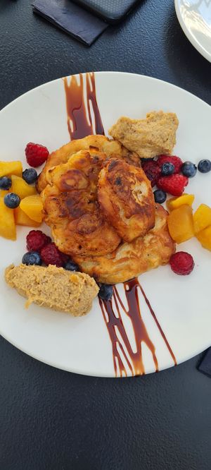 Placki at Bo No Bo Vegan in Olsztyn