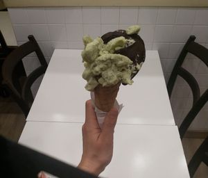 Avocado & Lime; 70% dark chocolate at Lemongrass in Rome