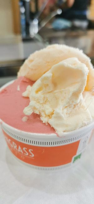 Strawberry and melon at Lemongrass in Rome