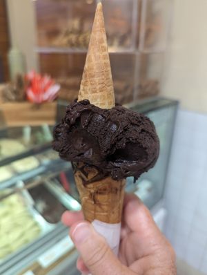 Chocolate cherry at Lemongrass in Rome