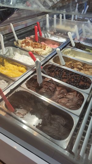 Red handled were vegan at Lemongrass in Rome